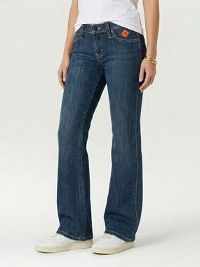 Wrangler FR Bootcut Jeans Flame Resistant Mid Rise Denim Blue Wash 3x30